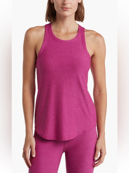 Beyond Yoga Tops - Beyond Yoga Featherweight Keep It Moving Tank in Fuchsia